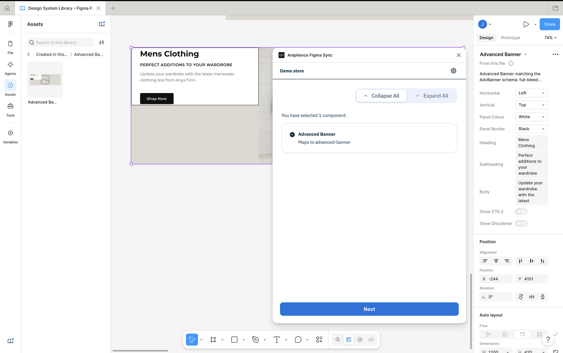 Testing an instance of the newly mapped component