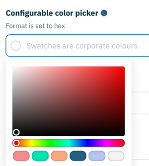 The configurable color picker