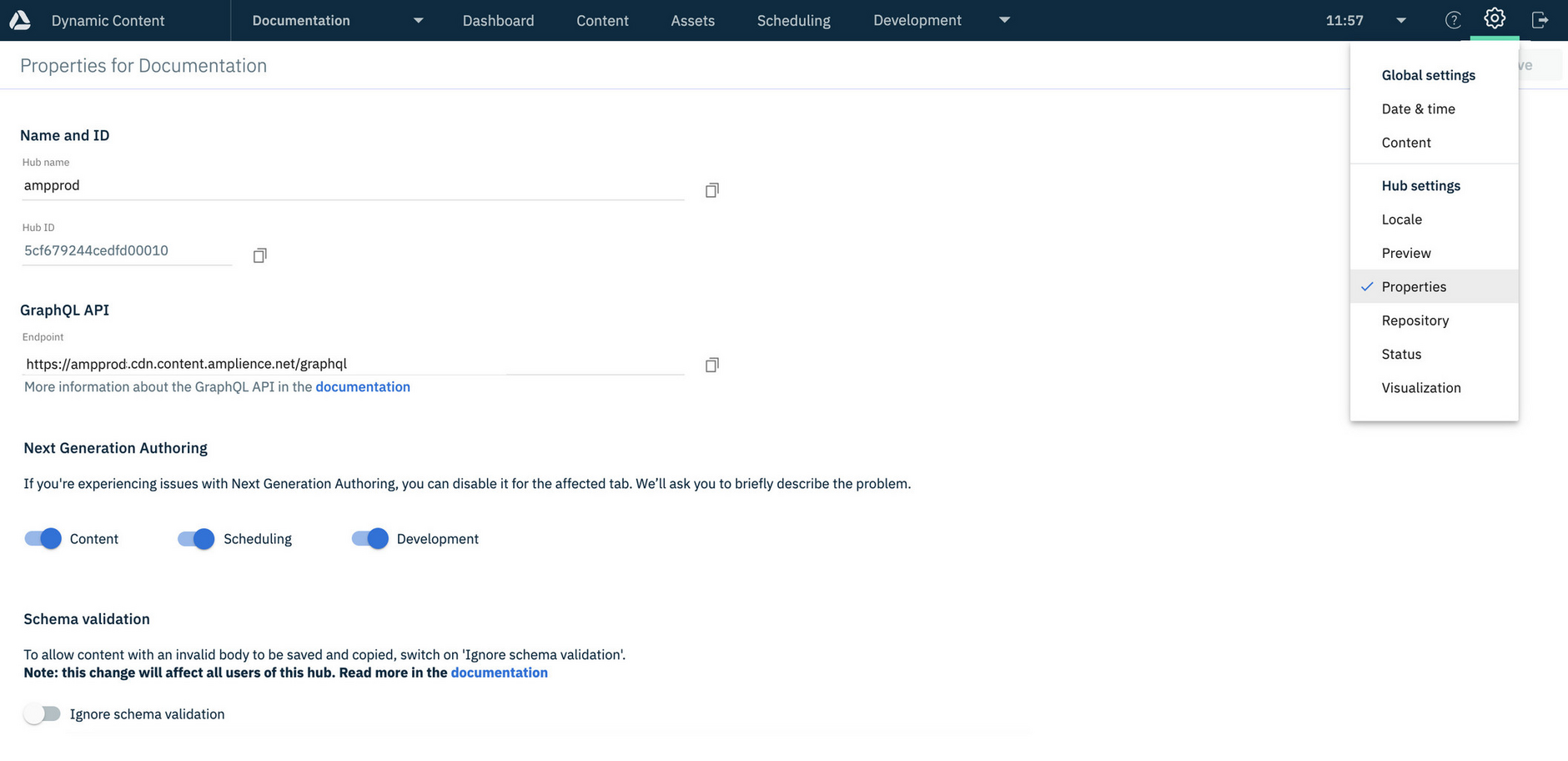 Enhanced authoring look and feel