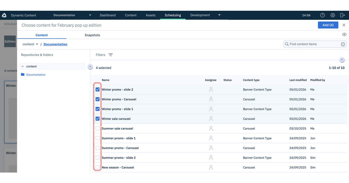 Dynamic Content enhancements | Amplience Documentation