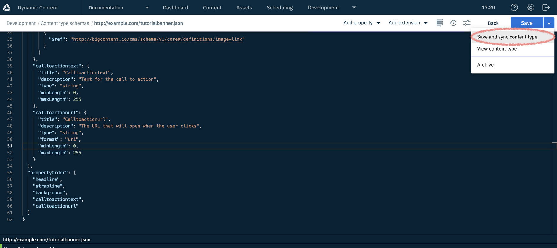 If you update a schema, you will need to sync its content type with the schema