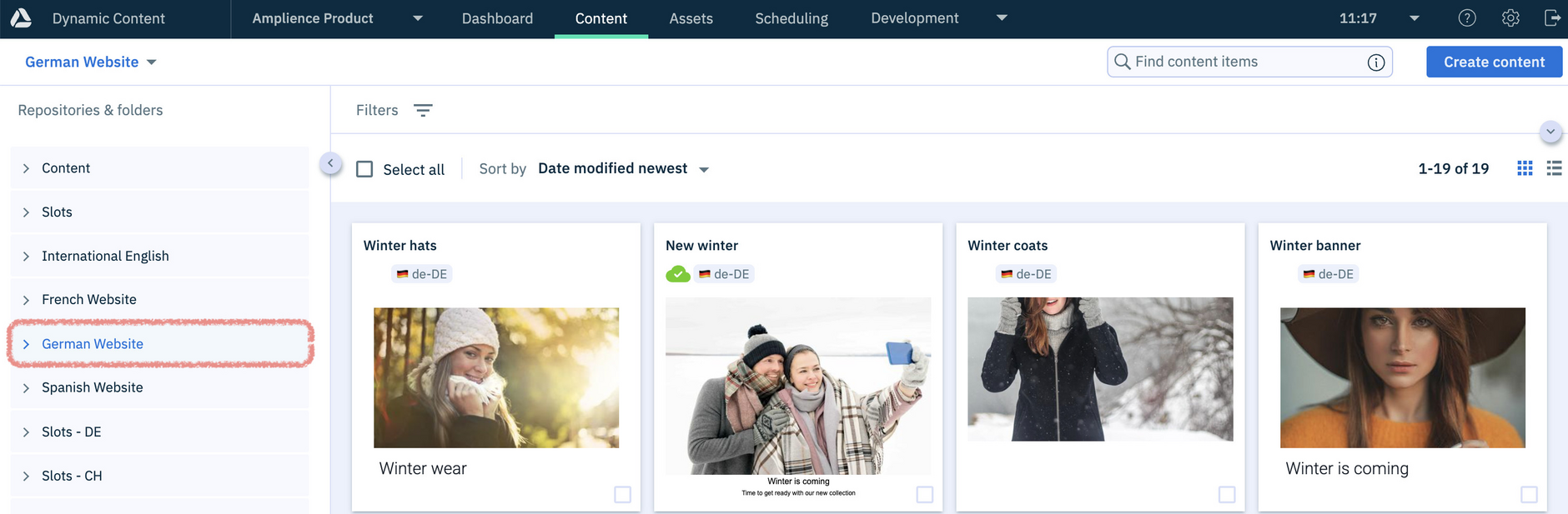 The de-DE variant in the germanWebsite repository