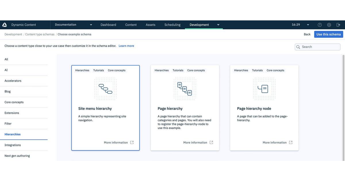 Drag and drop for hierarchies | Amplience Documentation