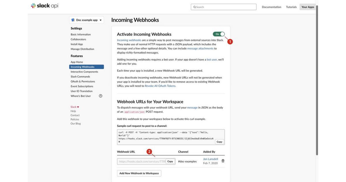 Slack integration | Amplience Documentation