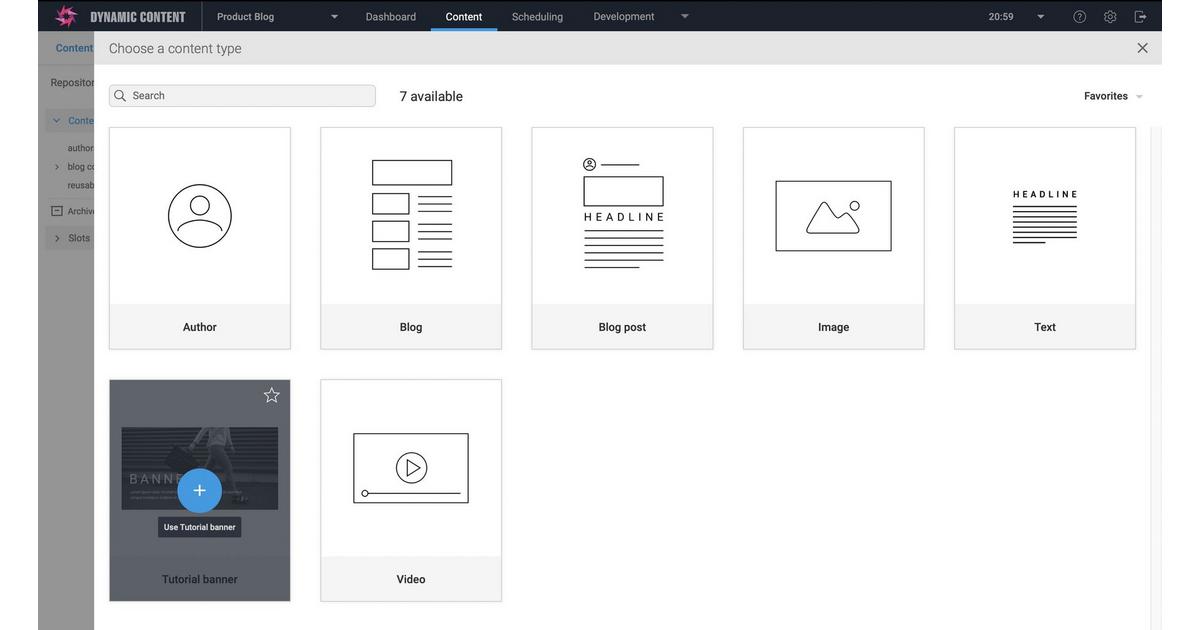 Step 2: Create | Amplience Documentation