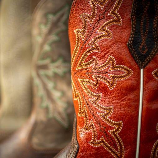 cowboy boots stitching