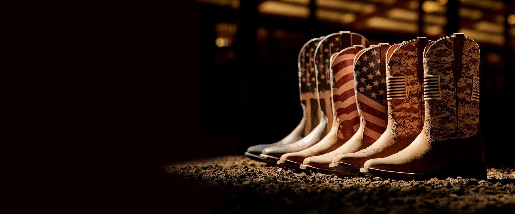 Patriotic Ariat boots