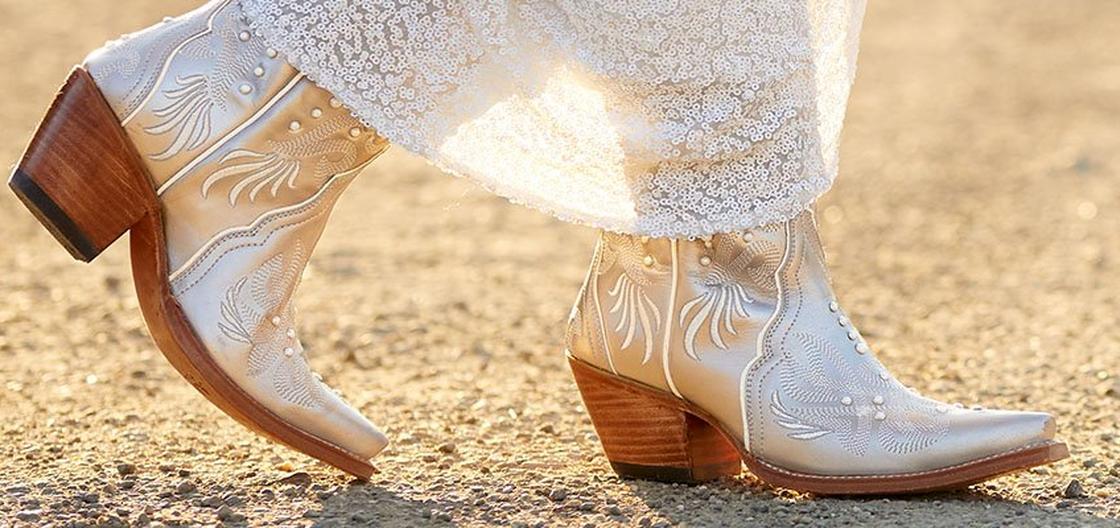 western wedding boots