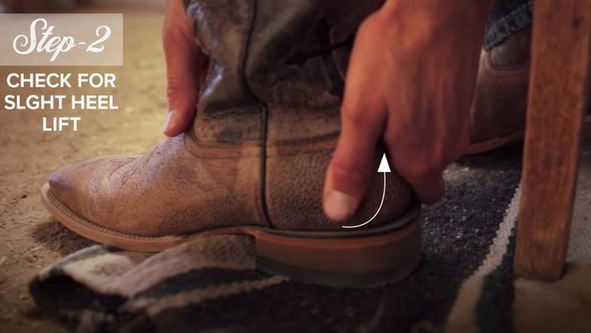 Ariat How to Fit Cowboy Boots Step 2
