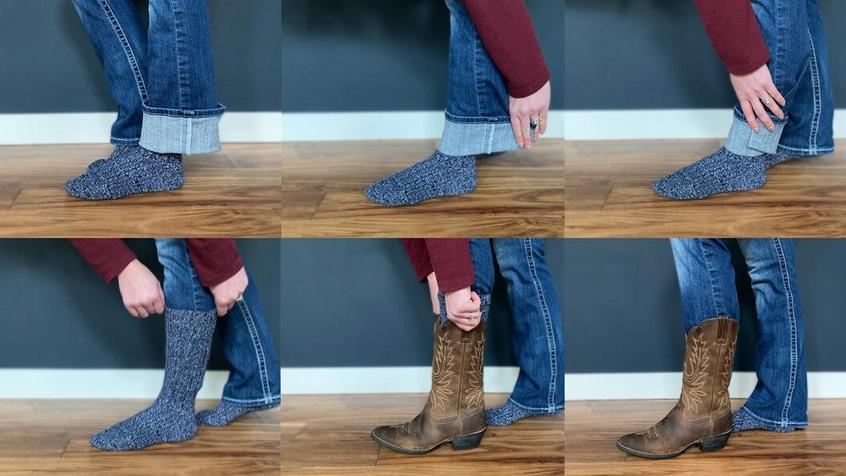 how to wear cowboy boots with jeans female