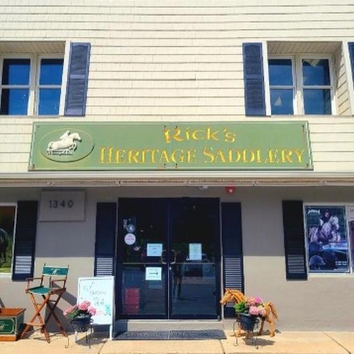 Ricks Heritage Saddlery Storefront in the summer