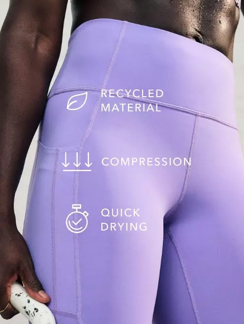 Recycled material, compression, quick drying