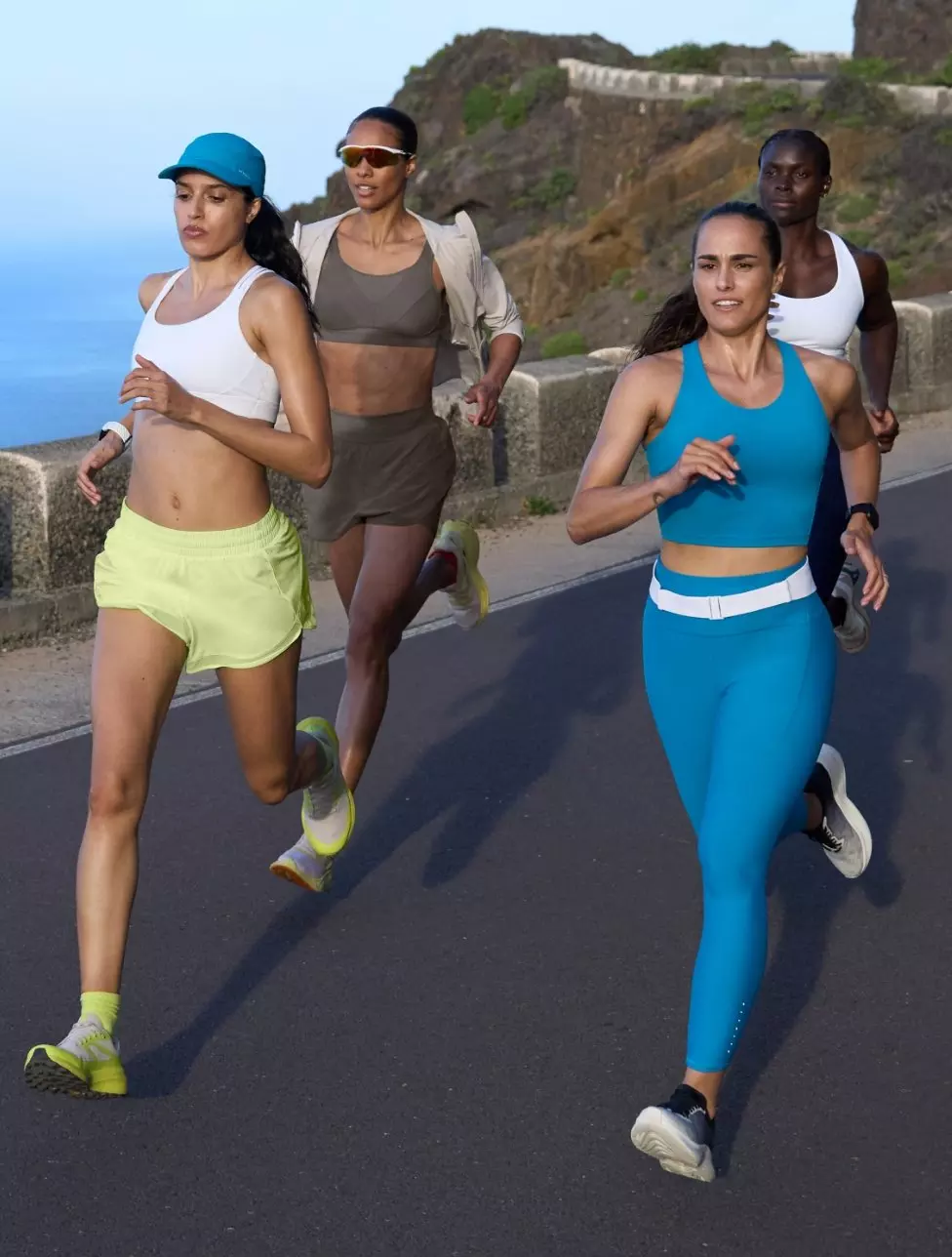 Women racing on the street