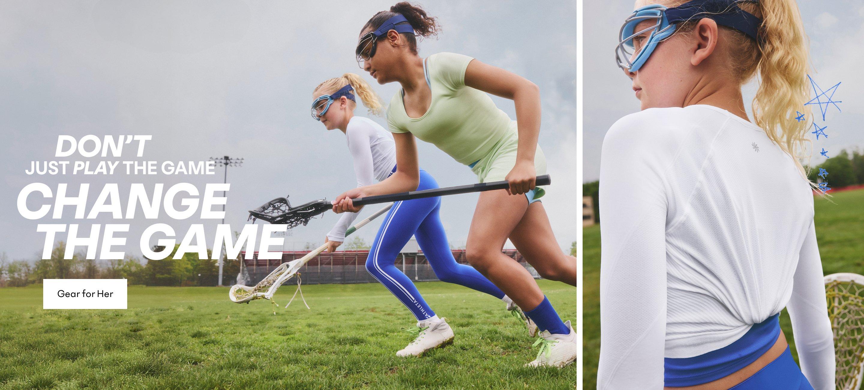 don't just play the game, change the game. Shop gear for her.