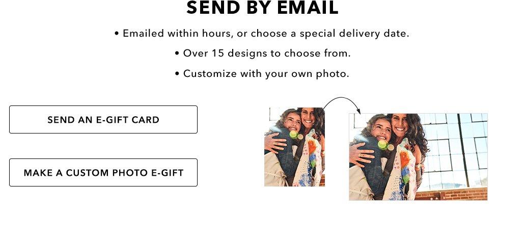 Customized E-Gift Cards