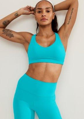 Cross Back Sports Bra for Women Nude Bralette Spaghetti Strap Underwear  Yoga Leisure Bra Crop Top U-Neck Vest (Color : White, Size : Small) :  : Clothing, Shoes & Accessories