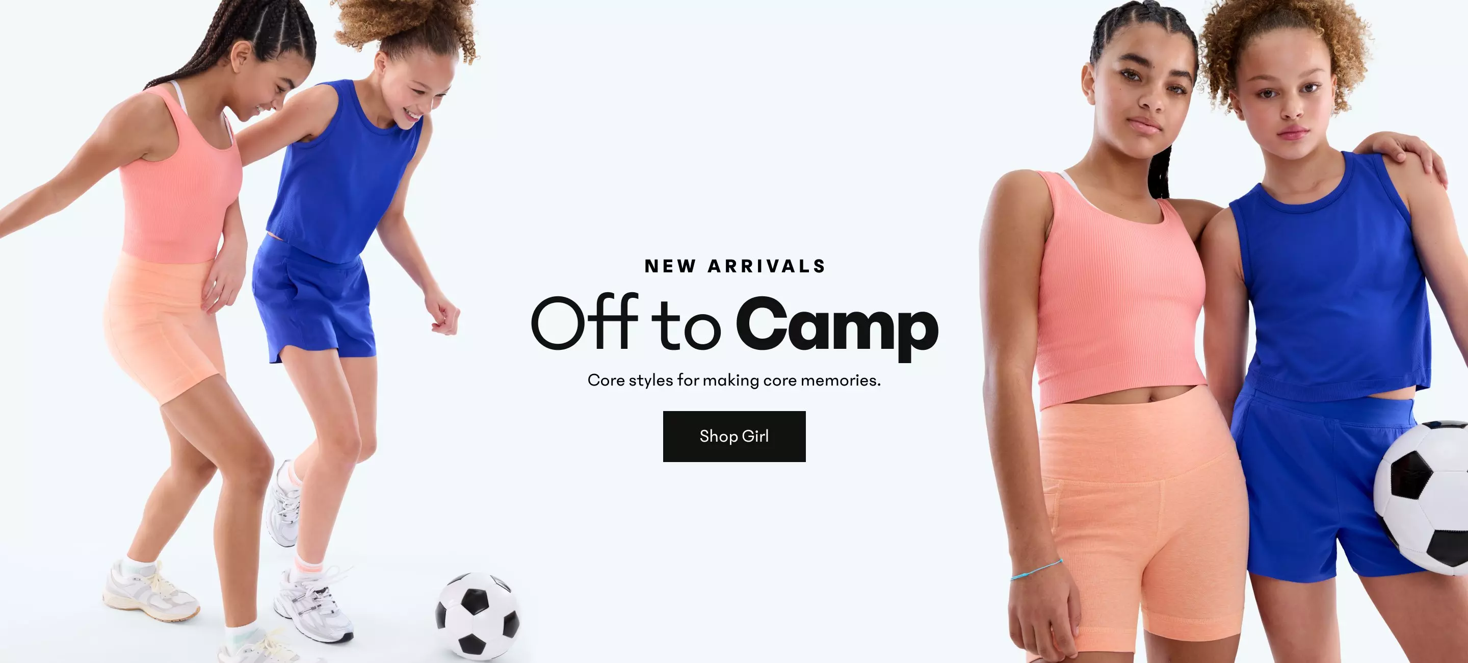 images of girls playing and smiling playing soccer