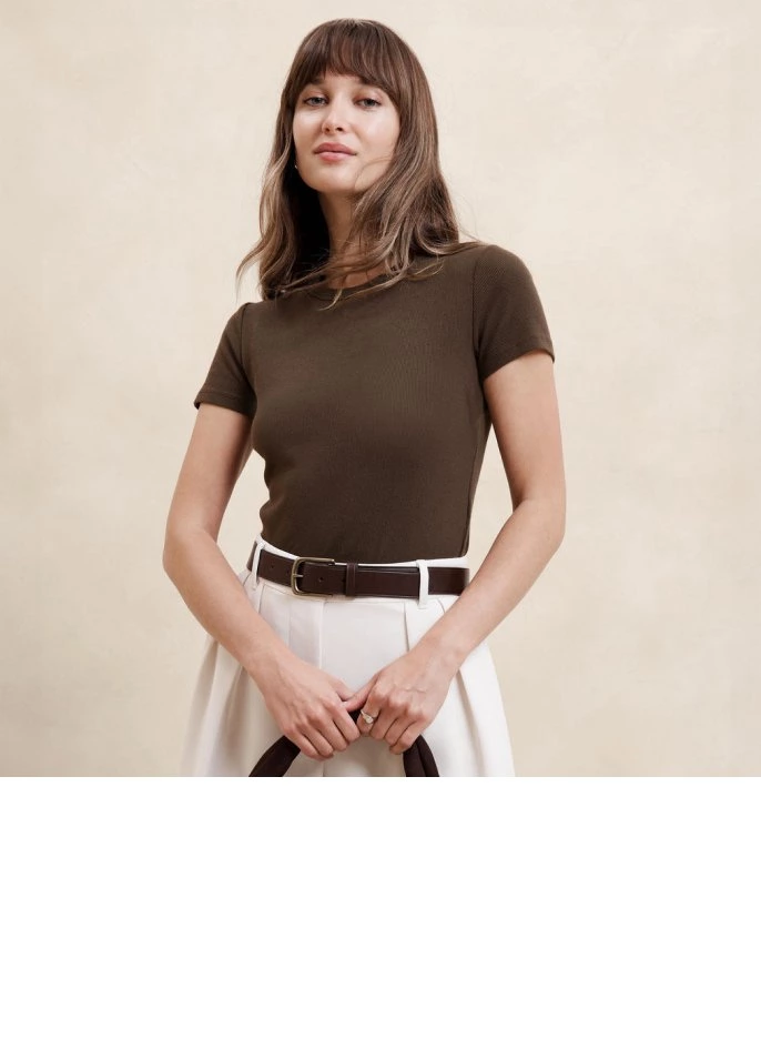 RIBBED Subtly textured,incredibly soft.