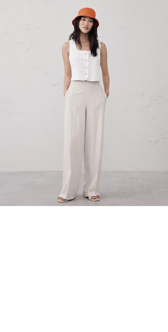 Women Pants Vegan Leather & Suede | Banana Republic Factory