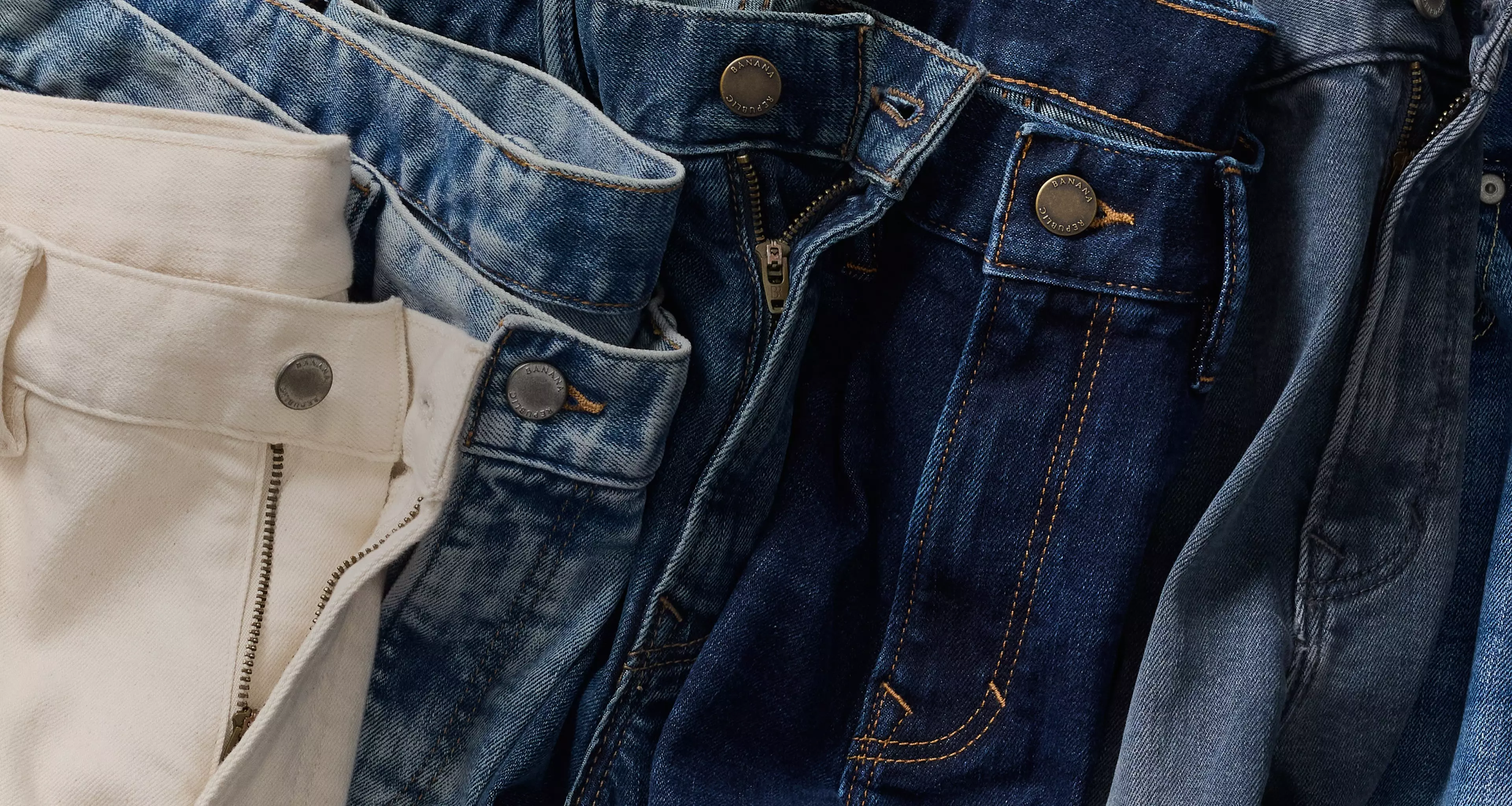 Image of stacked jeans