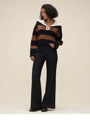 Flare & Bootcut. A fitted silhouette with a signature flare.