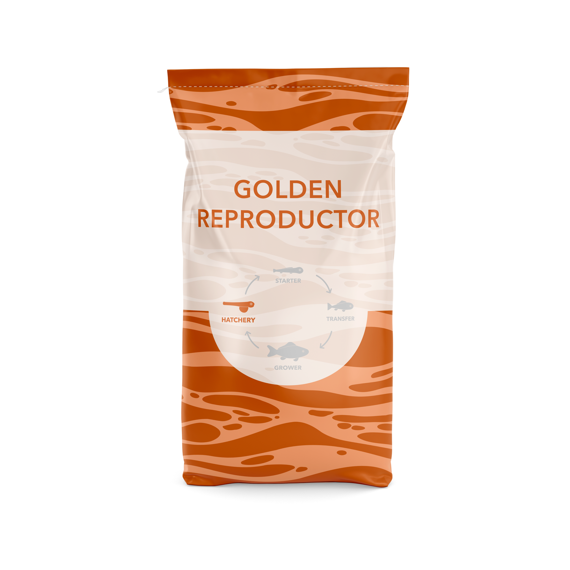 Golden Reproductor feed for salmon