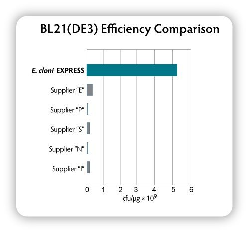 BL21(DE3) Efficiency Cell Comparison
