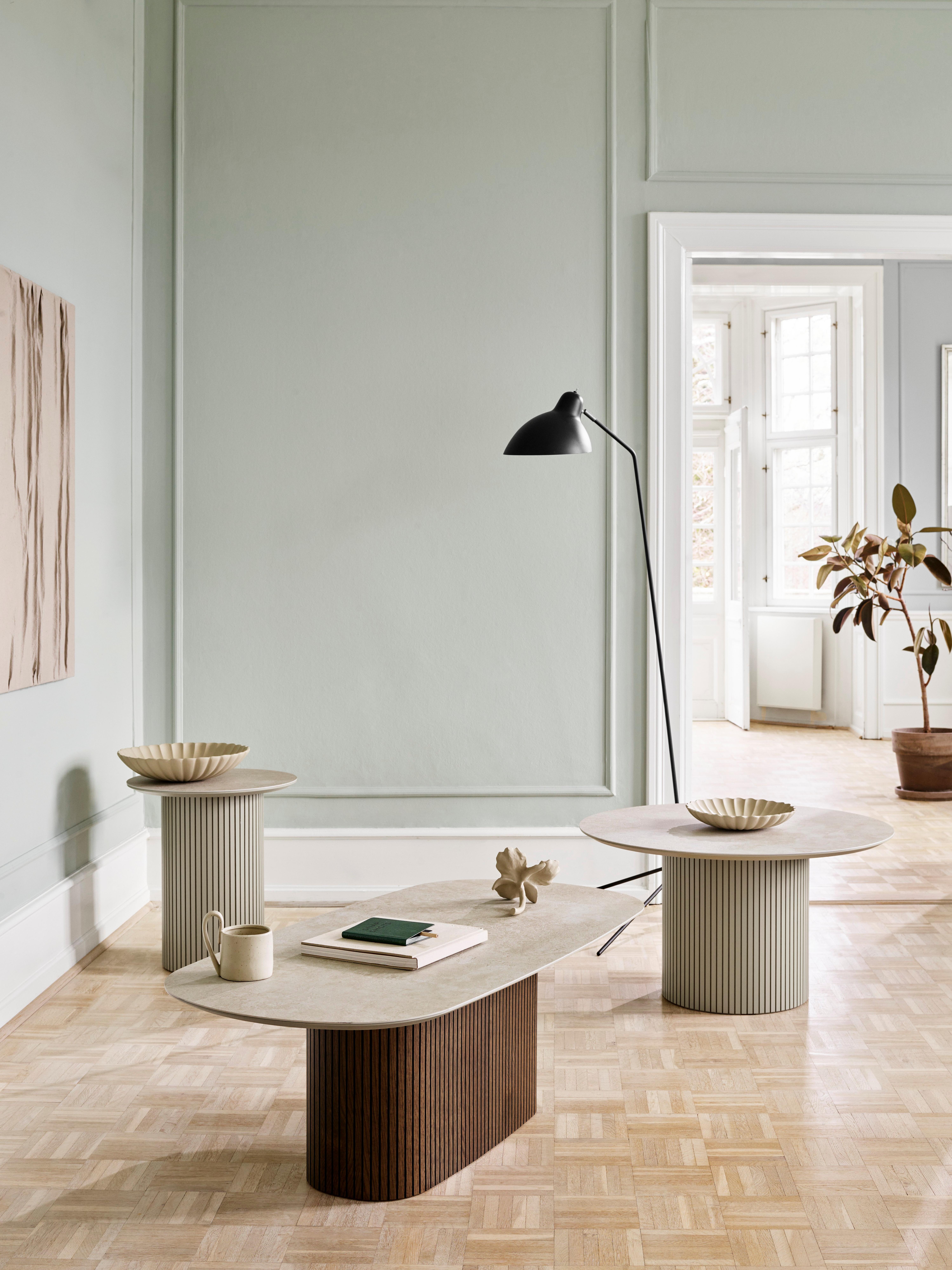 3 Santiago coffee and side tables on show in classic house