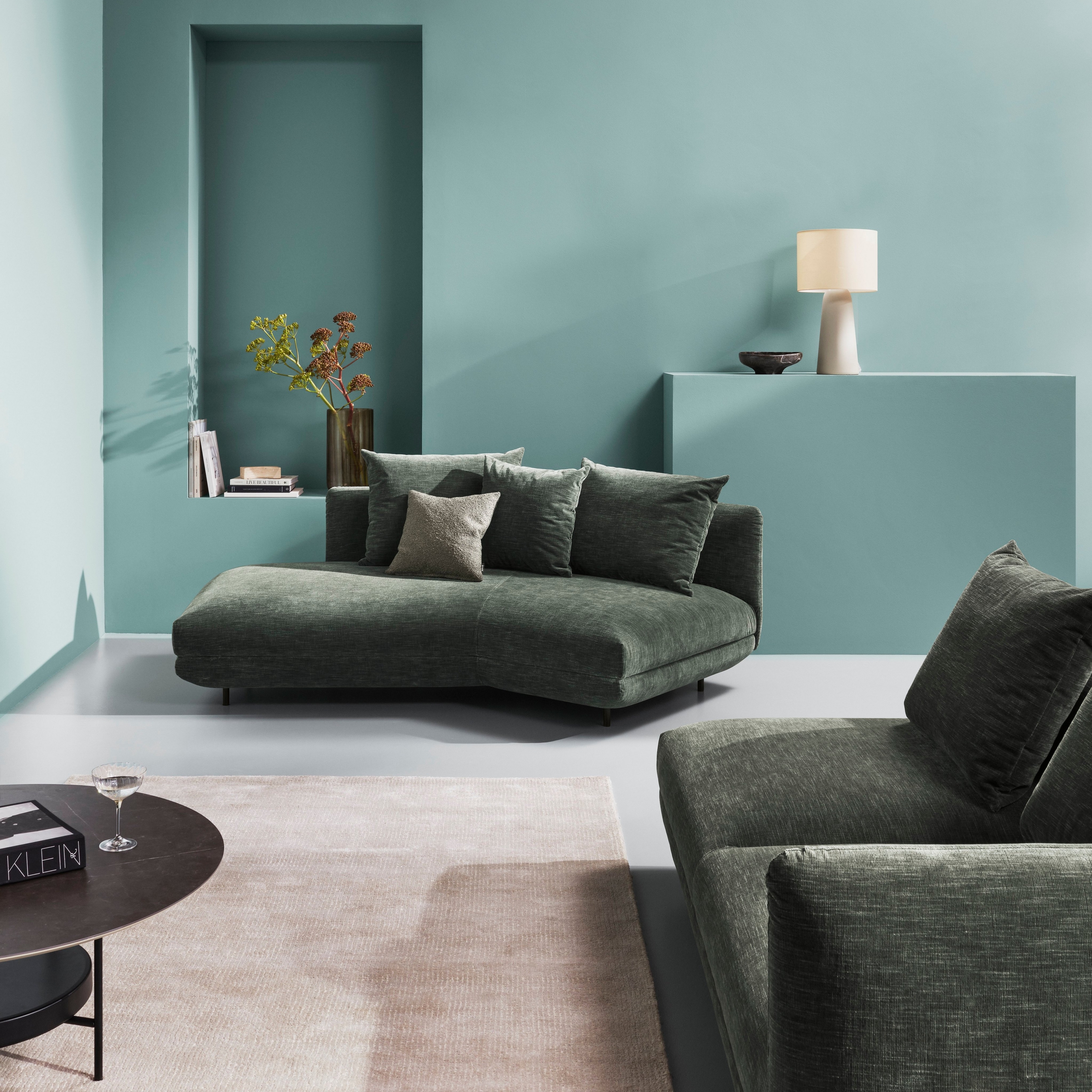 A contemporary living space featuring the Salamanca sofa.