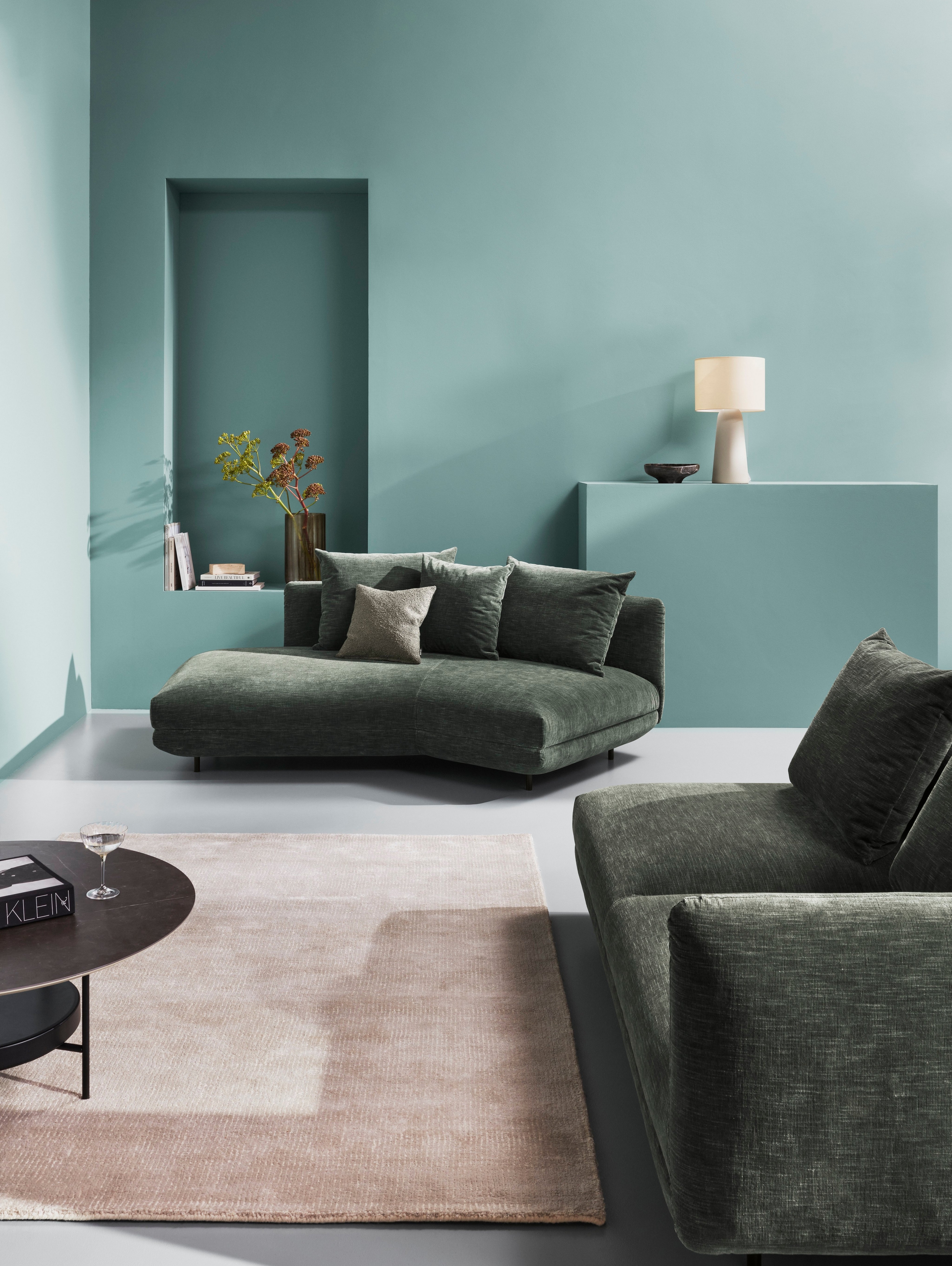 A contemporary living space featuring the Salamanca sofa.