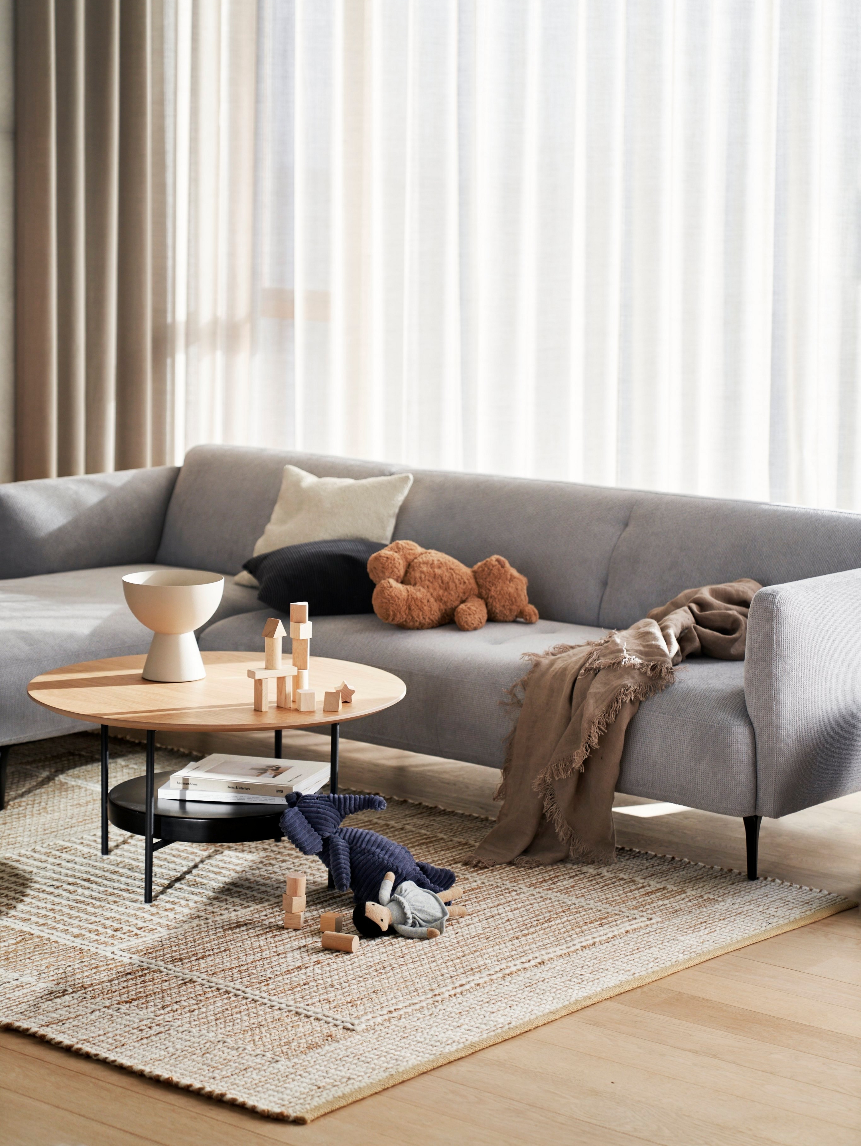 The Modena sofa in a cozy living room.