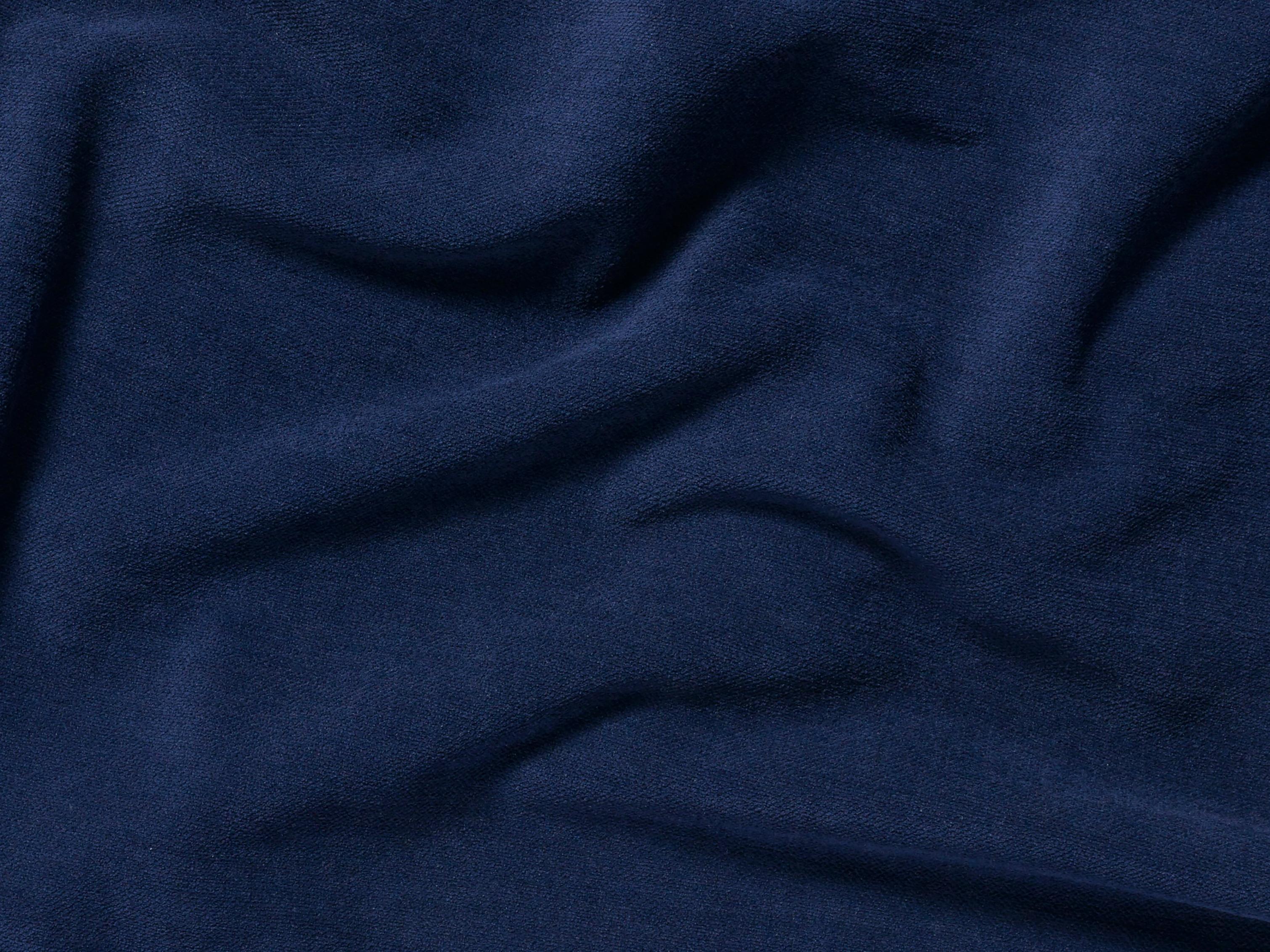 Amostra de material e cor Frisco 2059 azul marinho