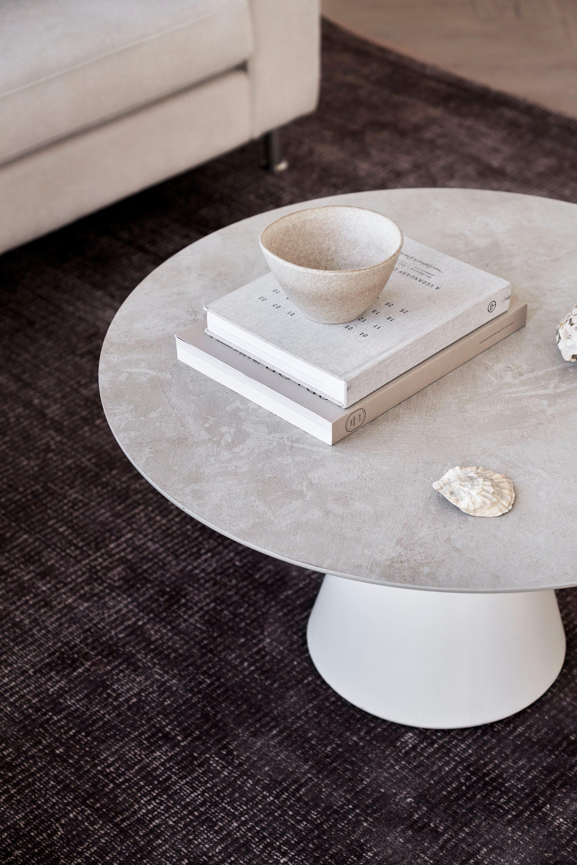 BoConcept (ボーコンセプト) ガラスラウンドテーブル ホワイト