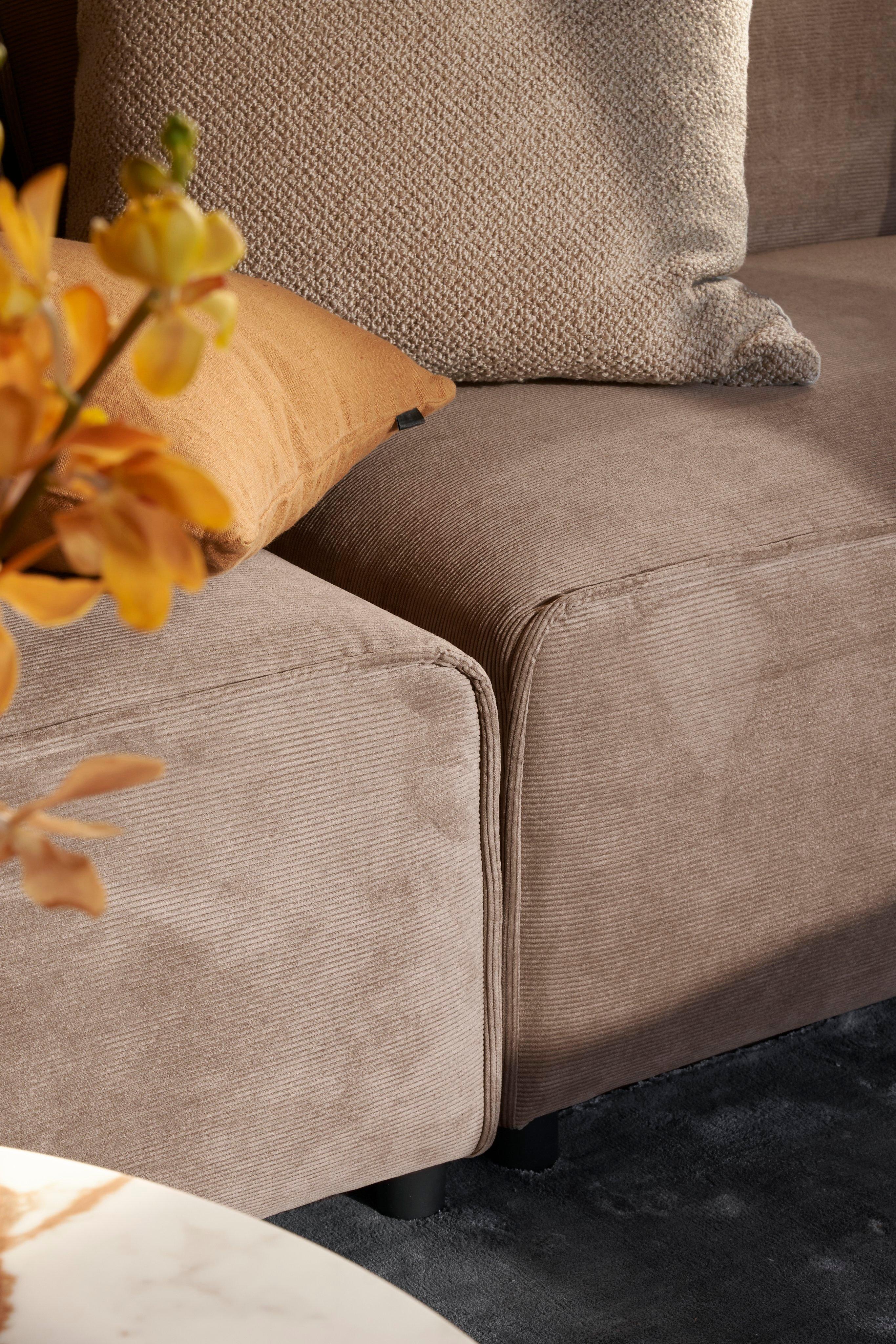 The Carmo sofa with it's oversized seats for comfortable sitting.