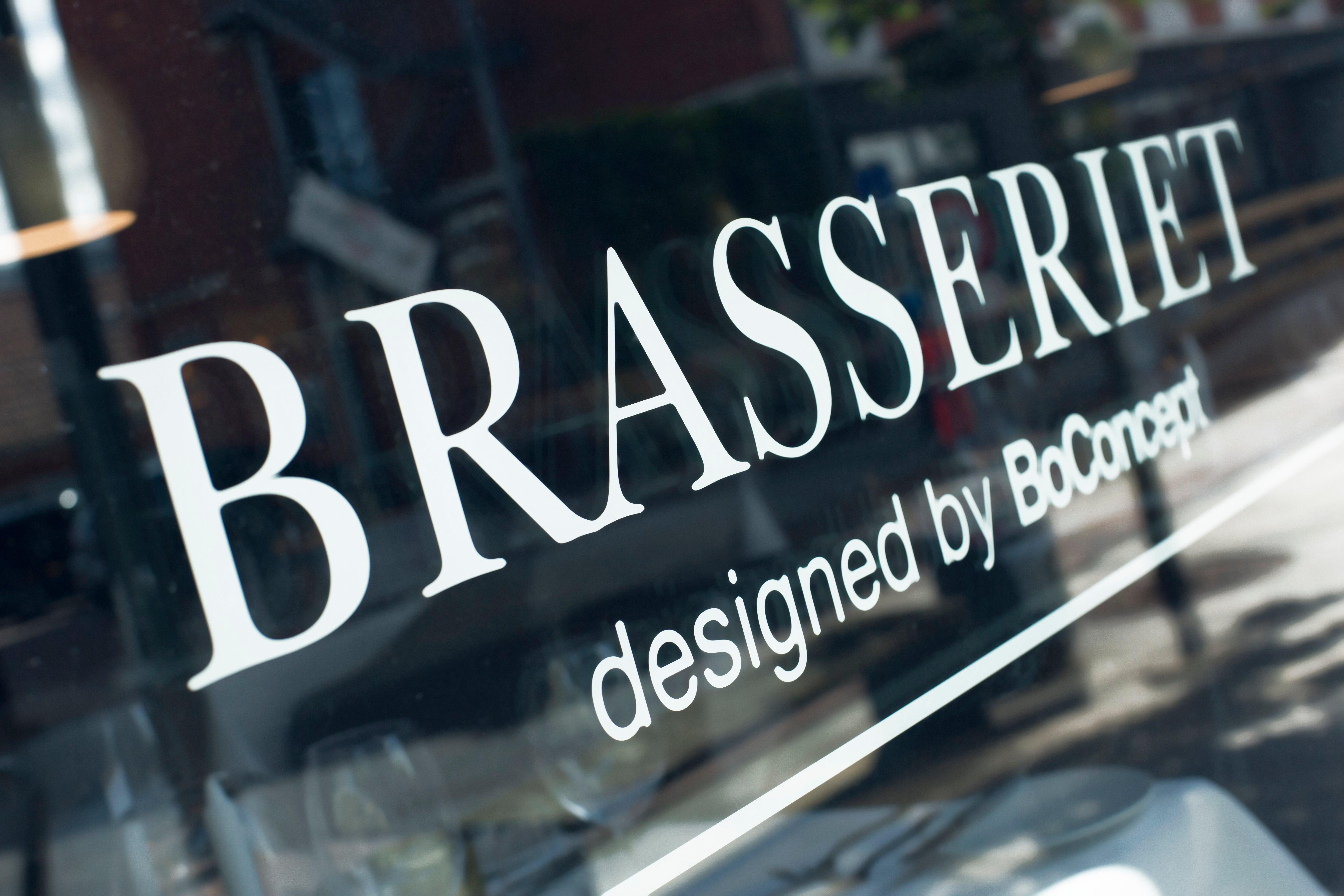 Brasseriet logo with BoConcept