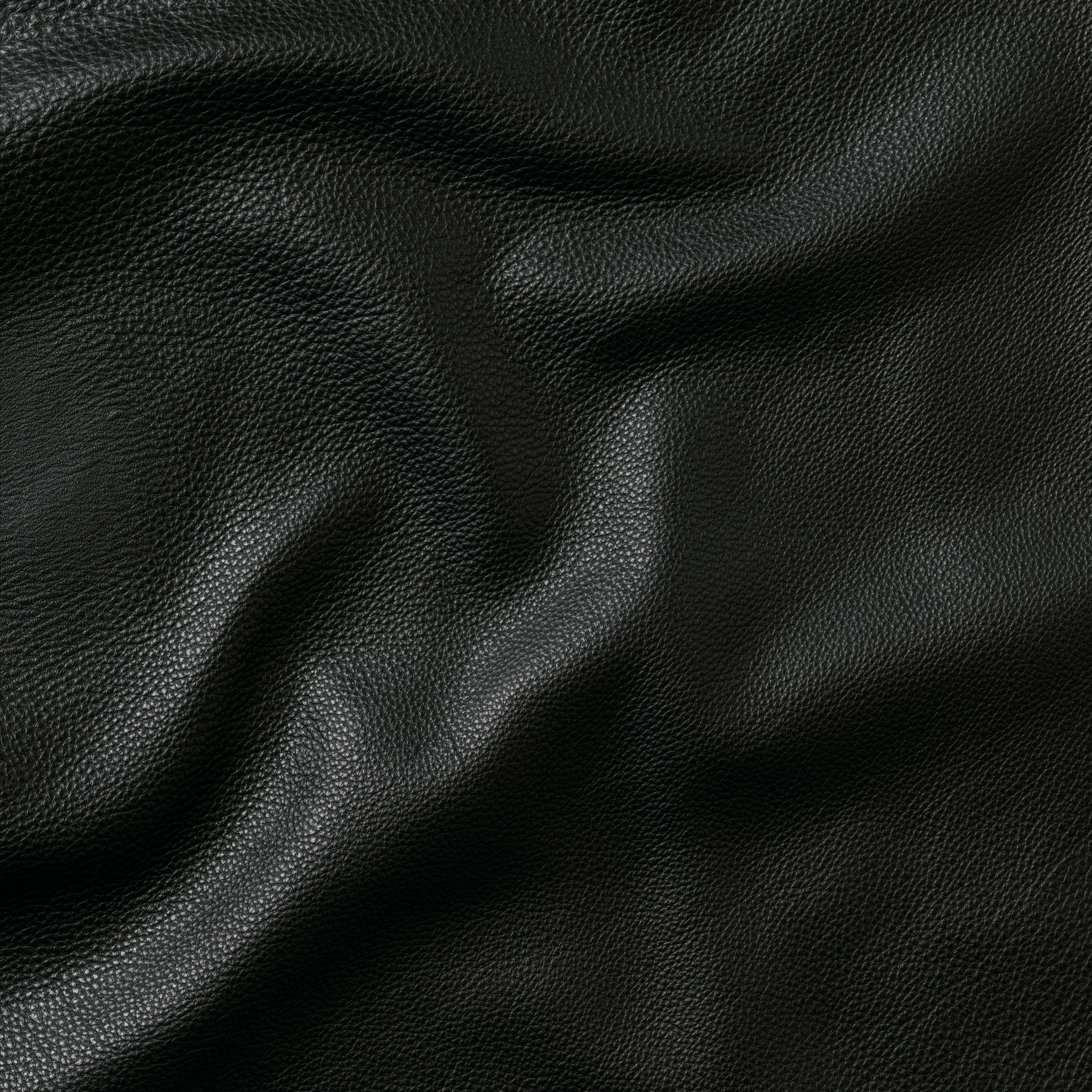 Material-Colour swatch of Nordic Grain Black leather