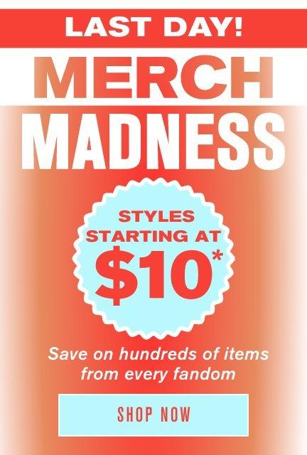 Shop Merch Madness