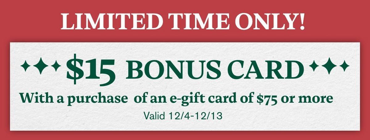 Shop Gift Card