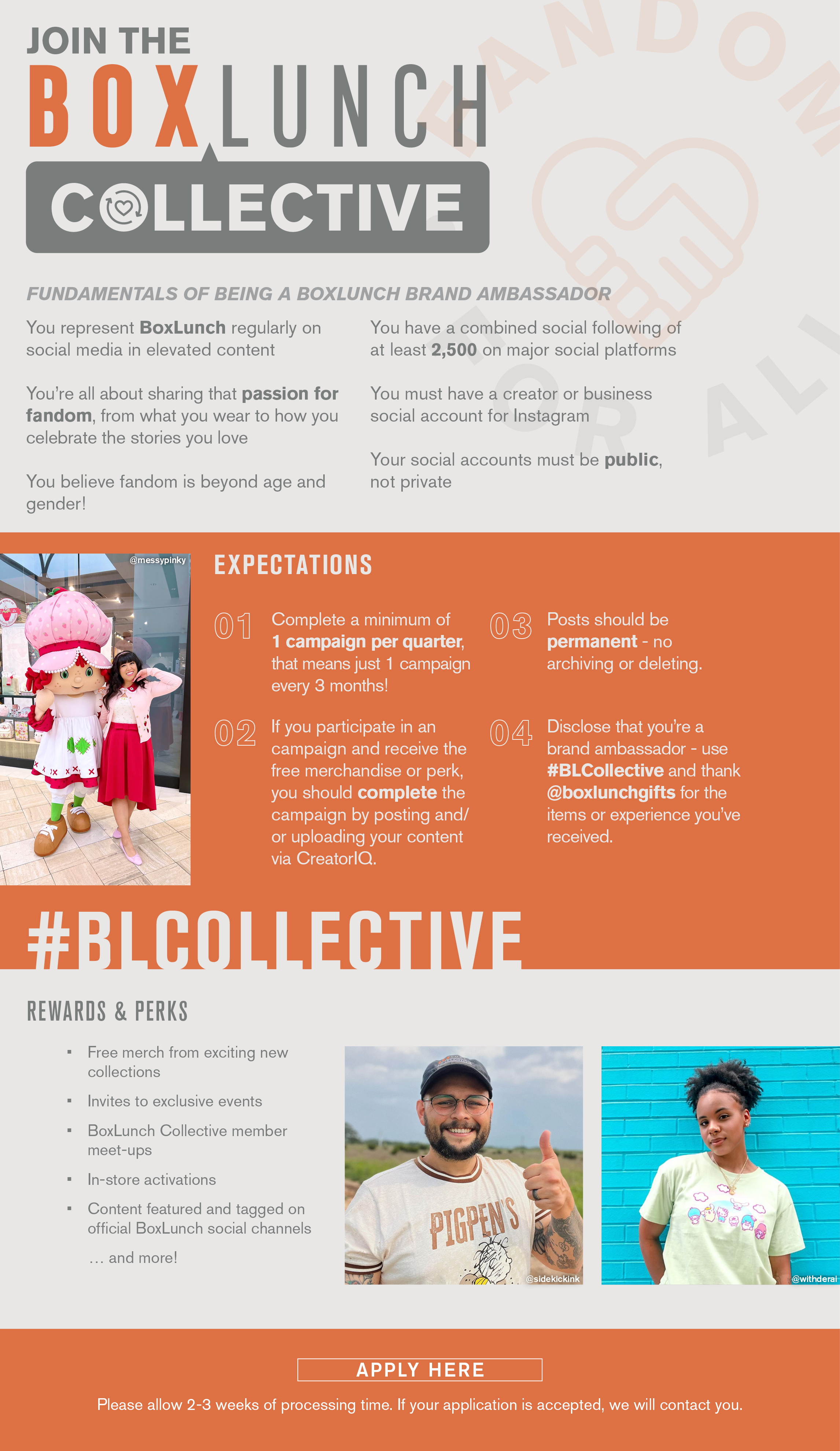 Apply to the BoxLunch Collective