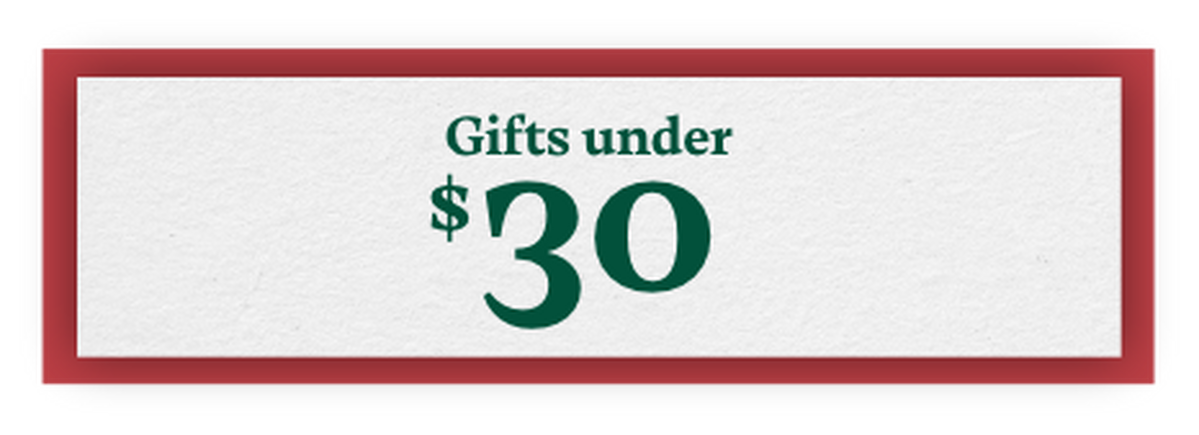 Shop Gifts Under $30