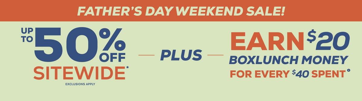 Limited Time! Up To 50% Off Sitewide - Exclusions Apply
