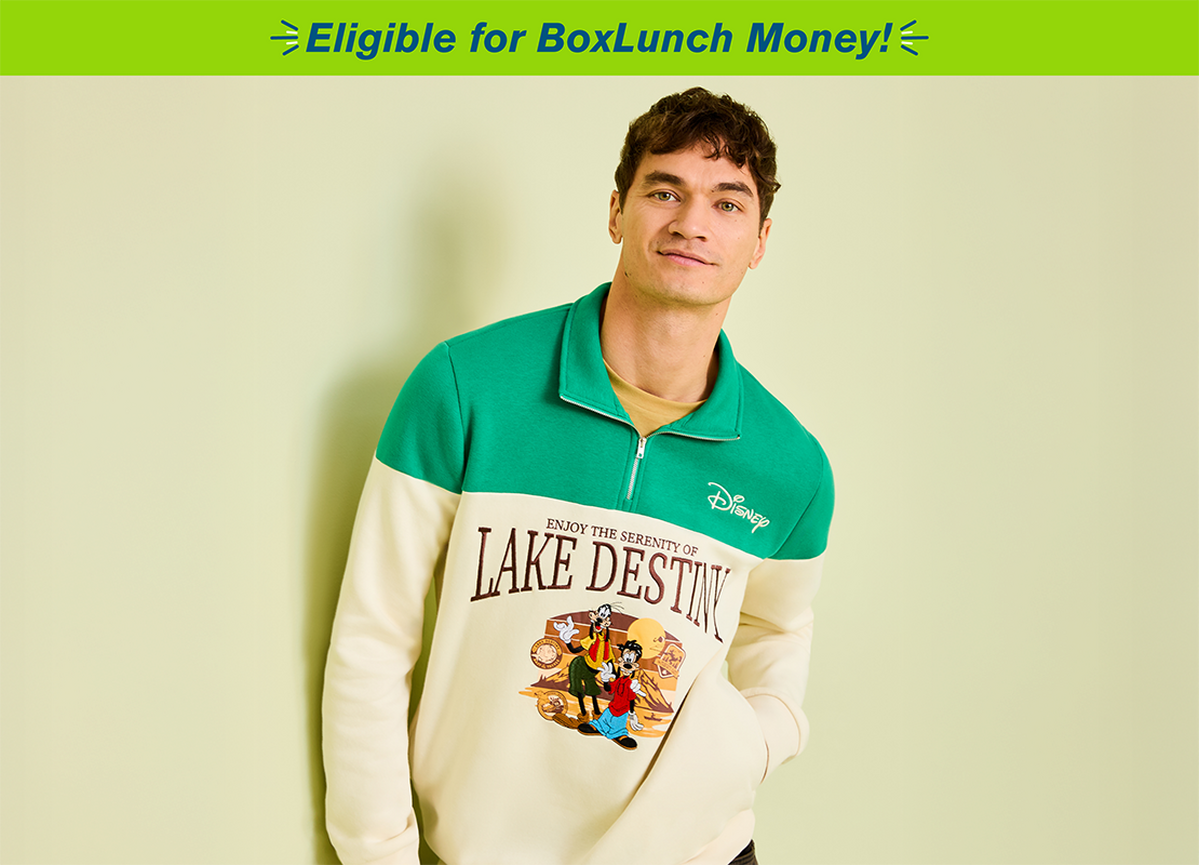 Disney A Goofy Movie Lake Destiny Quarter Zip Sweatshirt — BoxLunch Exclusive