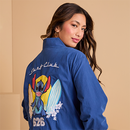 Disney Lilo & Stitch Surfing Stitch Windbreaker - BoxLunch Exclusive