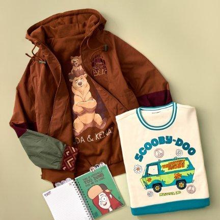 Brother Bear Jacket & Scooby Doo Sweater