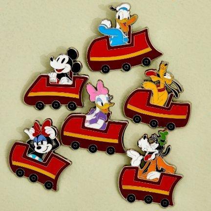 Loungefly Disney Mickey Mouse & Friends Rollercoaster Blind Box Enamel Pin - BoxLunch Exclusive