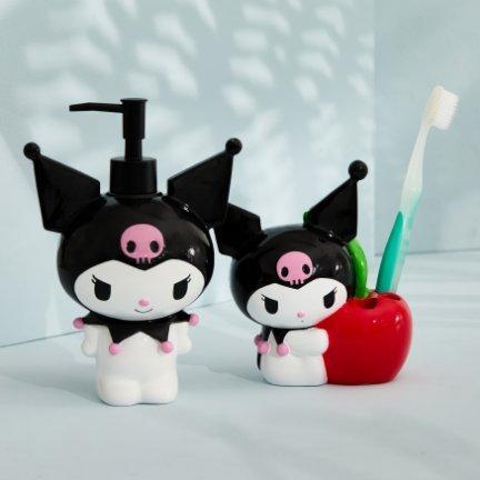 Sanrio Kuromi Soap Pump & Toothbrush Holder