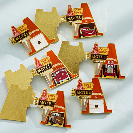 Loungefly Disney Pixar Cars Cozy Cone Motel Hinged Blind Box Enamel Pin - BoxLunch Exclusive
