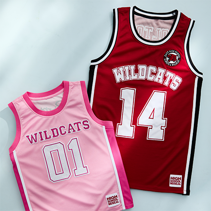 High School Musical Backetball Jerseys