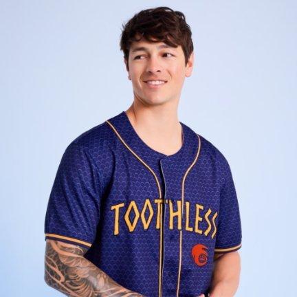 DreamWorks How to Train Your Dragon Toothless Baseball Jersey - BoxLunch Exclusive