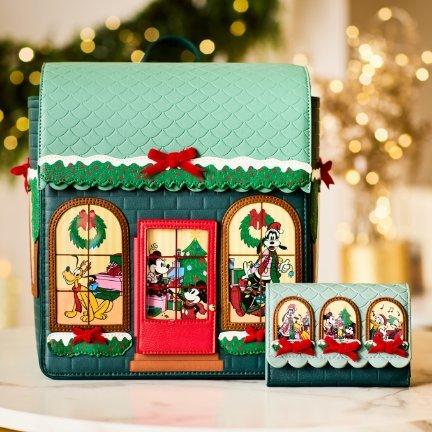 Disney Mickey & Friends Holiday House Figural Mini Backpack & Wallet - BoxLunch Exclusive